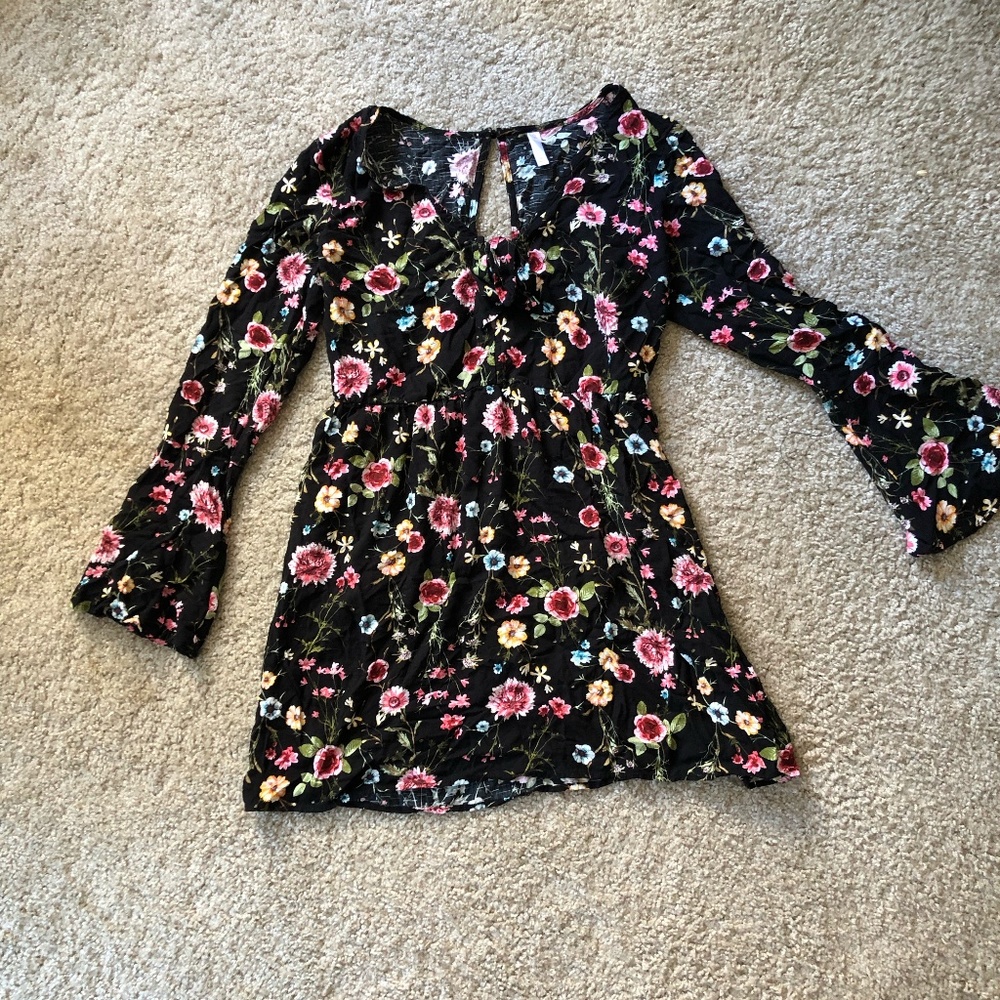 Black Floral Dress